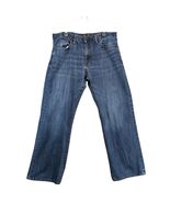 Gap Loose Fit Jeans Men&#39;s 36x29 Dark Wash Straight Wide Leg 2014 Mid-Ris... - €17,19 EUR