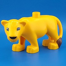 Lego Duplo Female Lion Lioness Figure Zoo Wildlife Safari Ark Animal Minifigure - £5.44 GBP