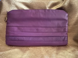 Vintage Toni Leather Purse Grape Leather Clutch Bag w/Strap - $373.49 MXN