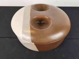 Mikasa Potters Art 9&quot; Serving Bowl In Ben Seibel Design Studio Kiln Brown Tan - £19.42 GBP