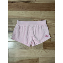 Juicy Couture Casual Shorts Girls 8/10 Pink Terry Logo Embroidered Pull On New - £14.82 GBP