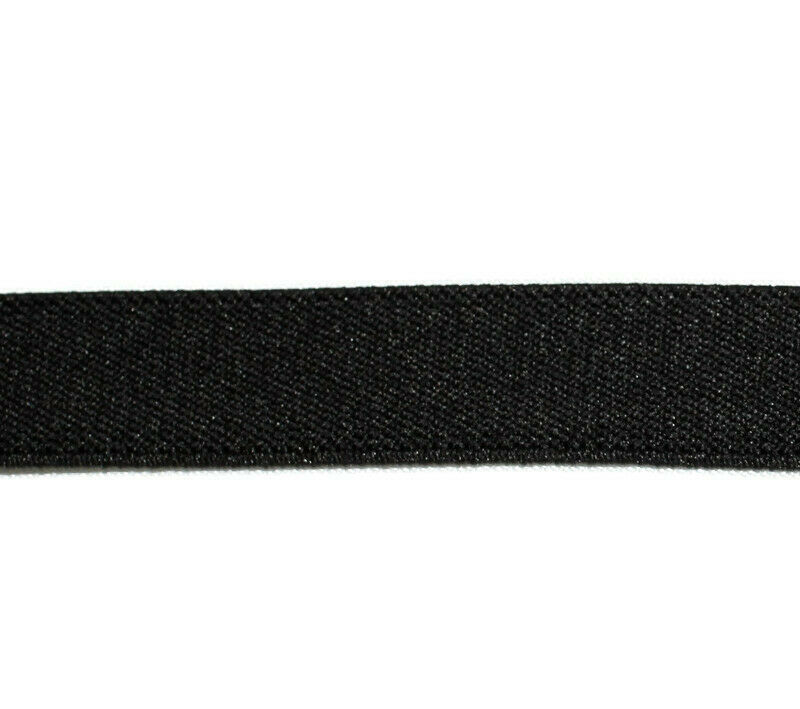 1&quot; Wide Stretch Belting Black Polyester/Elastic/Blend Trim by the Yard (... - $2.49