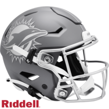 Miami Dolphins Helmet Riddell Authentic Full Size SpeedFlex Style Slate Alternat - $14,063.37 MXN