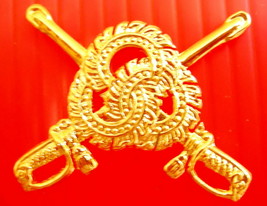 Royal Thai army Military Unit of Quartermaster corps Soldier metal BADGE... - $7.70