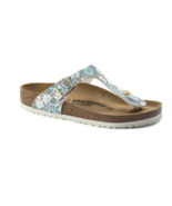 Birkenstock GIZEH Boho Flowers White 1015281 Sandal Regular US 5 6 EU 36 37 - $69.99