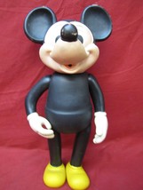 1977 Walt Disney Mickey Mouse Remco Toys Rubber 15&quot; Figure Rare No Clothing - £23.42 GBP