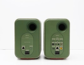 KEF LSX II Wireless Bookshelf Speakers SP4041JC - Olive Green (Pair) image 8