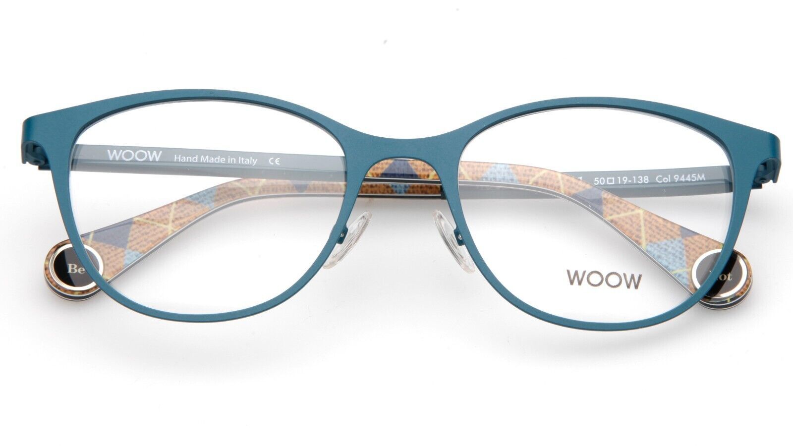 NEW WOOW Be Hot 1 Col 9445M Duck Blue  EYEGLASSES 50-19-138 B40mm Item image 7