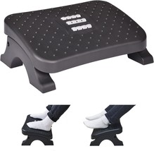 Scalebeard Under Desk Footrest, Ergonomic Foot Stool With Massage Rollers - $36.99