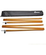 Flexible Tarp Poles, Telescoping Aluminum Tarp And Tent Poles Set, And A... - $51.99