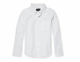 The Children&#39;s Place Big Boys&#39; Long Sleeve Uniform Oxford Shirt White 5063 XS 4 - £11.89 GBP