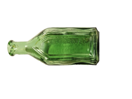 Wahoo Electric Tonic Green Medicine Bottle 1970's Apothecary 3" Taiwan - $16.19