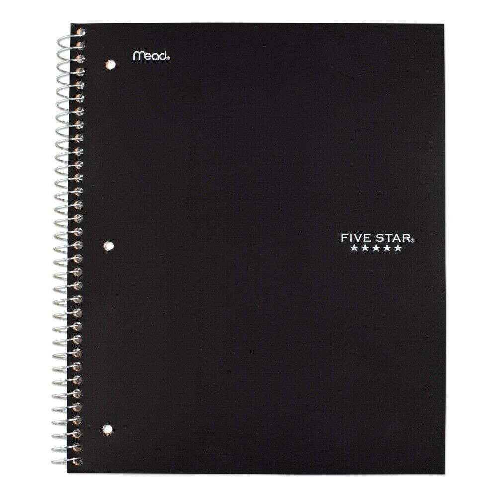 Five Star 06208 11 in. x 8.5 in. Wirebound Notebook - Assorted (200 Sheets) New