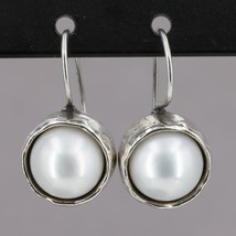 Retired Silpada Sterling Silver MARGARITE Freshwater Pearl Drop Earrings... - $59.99