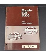 1991 Mazda 626 MX-6 Wiring Diagram Manual – Factory OEM Electrical Guide - $506.99 MXN
