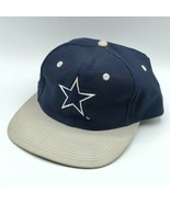Vintage Dallas Cowboys Snapback Star Back Embroidered Script Hat Cap AJD - $545.09 MXN