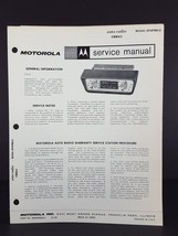 Motorola 1961-63 Corvair Auto Radio Service Manual Model CRM63 - $6.93