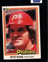 1981 Donruss #371 Pete Rose Exmt Phillies *X95032 - £7.16 GBP