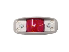 Military Clearance Alloy Side Marker Red 24v Led Light - fits Humvee M998 M1038  - £25.57 GBP