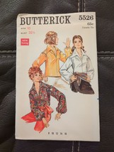Vintage Butterick Sewing Pattern Misses Blouse Pullover Tuck Over 5526 Size 10 - £7.56 GBP