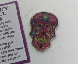Ganz Spooky Skull  Pocket Charm w Card for good luck - $6.93