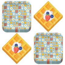 HOME &amp; HOOPLA Breakfast &amp; Brunch Party Supplies - Sunnyside Eggs and Bac... - $15.29+