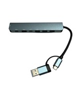 7 in 1 USB 2.0 Hub Multiport Card Reader Adapter Laptop Docking Station ... - $23.75 CAD