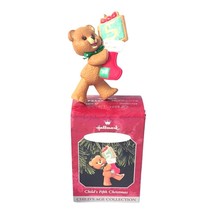 Vintage Hallmark Keepsake 1998 Ornament Teddy Bear  Child's Fifth Christmas - £27.35 GBP