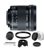 Canon EF-S 10-18mm f/4.5-5.6 IS STM Lens for Canon EOS Rebel + Lens Hood... - £278.98 GBP