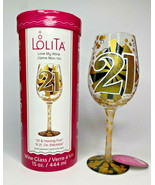 Lolita &quot;21 &amp; Having Fun&quot; Wine Glass U66/5160 - £19.65 GBP