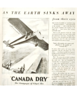 1930 Canada Dry Ginger Ale Advertisement Plane Aviation Soda Pop DWJJ19 - $42.03 CAD
