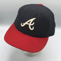 Vintage Atlanta Braves New Era Size 7 1/8 Wool Diamond Cap Hat Fitted US... - $470.22 MXN