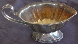 Vintage Silverplate Footed Cream Pitcher – GDC – BEAUTIFUL PIECE – Fishe... - $39.59