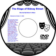 The Siege of Sidney Street 1960 DVD Film Drama Monty Berman Donald Sinden - £3.92 GBP