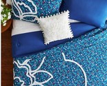Pioneer Woman ~ TUFTED FLORAL BLUE ~ 4 Pc. ~ FULL/QUEEN Comforter Set ~ ... - $55.75