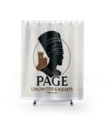 Elegant Page Unlimited Knights Inspired Shower Curtain, Bathroom Decor - €49,28 EUR