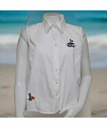 Disney Jungle Jubilee Shirt Womens Sz L White Embroidered Mickey Mouse C... - €16,35 EUR