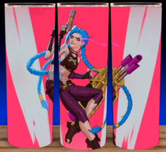 Jinx Arcane League of Anime Legends Gamer Cup Mug Tumbler - $19.75