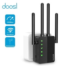 Signal Booster 1200Mbps WiFi Range Extender | Dual-Band Repeater | Unive... - £43.57 GBP