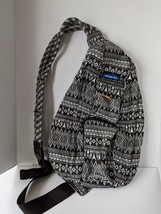 Kavu Sling Rope Bag Geometric Aztec Tribal Boho Tattoo Adjustable Backpa... - £51.03 GBP