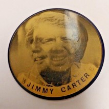 Jimmy Carter Walter Mondale Two Dimensional Political Pin Vari Vue Made In USA - £18.38 GBP