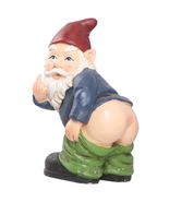Funny Garden Gnome Statue Yard Lawn Ornament Home Decoration Great Gift ... - £44.02 GBP