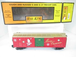 Mth Trains - Railking - 30-7019A - Year 2000 Christmas BOXCAR- 0/027- LN- D1B - $32.27