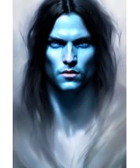 Blue Jinn Angel Powers Wealth Revenge Protection Companion - $61.50 CAD