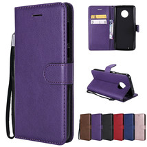 For Motorola Moto G4 G5 G6  Magnetic Soft Leather Wallet Card Case Cover - £36.91 GBP