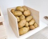 Open Front Storage Bin From The Idesign Renewable Paulownia Wood Collect... - $32.97