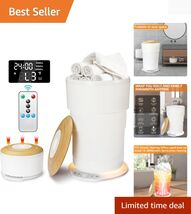 Compact 23L Heated Towel Warmer with 24-Hour Timer - Blissful Home Spa A... - $148.45