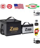 Fireproof LiPo Battery Storage Bag - Safe Charging &amp; Transport, Set of 2 - $44.74 CAD