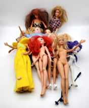 Fashion Doll Lot Barbies Princess My Little Pony 12 Piece Mattel Ariel Frozen - £14.83 GBP
