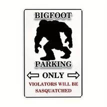 Bigfoot Parking- Metal Sign - £10.35 GBP